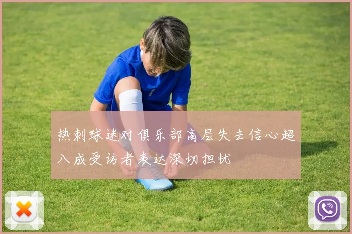 热刺球迷对俱乐部高层失去信心超八成受访者表达深切担忧